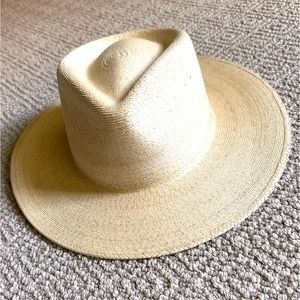 Brixton Marcos Hat - Size M - Natural Straw Color